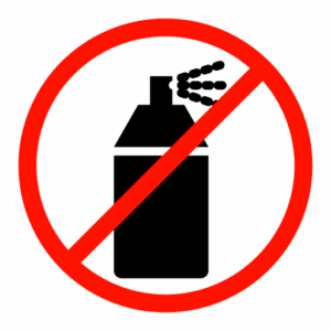 Logo interdiction aerosol