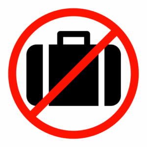 Logo interdiction bagage