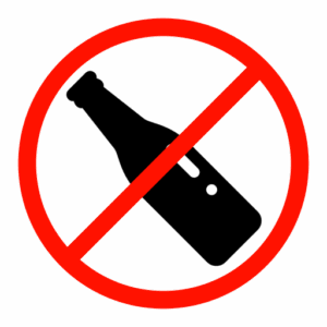 Logo interdiction bouteille