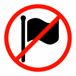 Logo interdiction drapeau